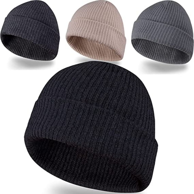 Hataí Beanie d\'fhir, Beanies slouchy d\'fhir caipíní cniotáilte do mhnán déagóir do gheimhreadh an fhómhair samhraidh san earrach